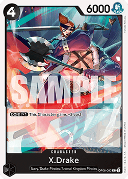 X.Drake (OP08-093) - Two Legends (Common) [OP08-093]