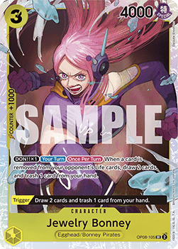 Jewelry Bonney (OP08-105) (V.1) - Two Legends (Super Rare) [OP08-105]