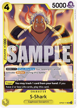 S-Shark (OP08-111) - Two Legends (Uncommon) [OP08-111]