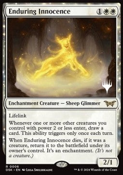 Enduring Innocence (V.2) - Duskmourn: House of Horror: Promos (Rare) [PDSK-6]