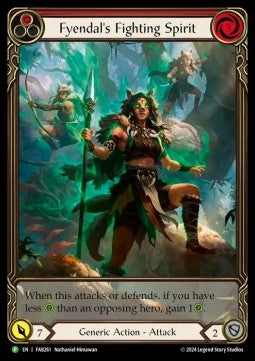 Fyendal's Fighting Spirit (Red) (Extended Art Rainbow Foil) - FAB Promos (Promo) [FAB-261]