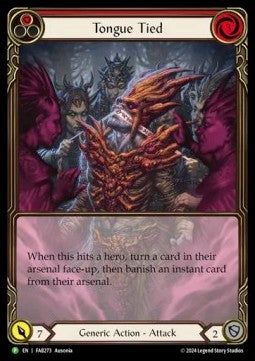 Tongue Tied (Extended Art Rainbow Foil) - FAB Promos (Promo) [FAB-273]