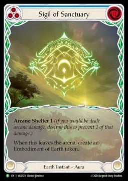 Sigil of Sanctuary (Extended Art Rainbow Foil) - LGS Promos (Promo) [LGS-323]