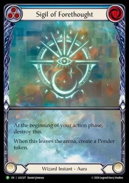Sigil of Forethought (Extended Art Rainbow Foil) - LGS Promos (Promo) [LGS-327]