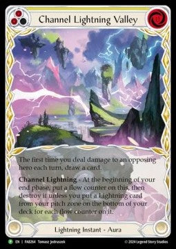 Channel Lightning Valley (Extended Art Cold Foil) - FAB Promos (Promo) [FAB-264]