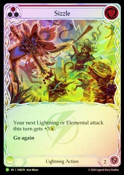 Sizzle (Red) (Rainbow Foil) - FAB Promos (Promo) [FAB-274]