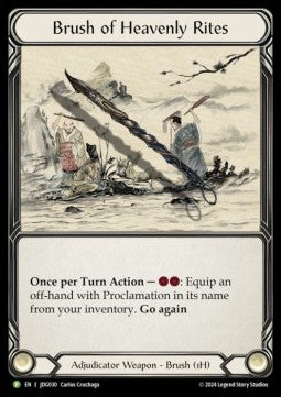 Brush of Heavens Rites (Cold Foil) - Judge Promos (Promo) [JDG-030]
