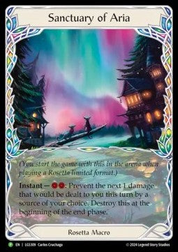 Sanctuary of Aria (Cold Foil) - LGS Promos (Promo) [LGS-309]