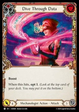Dive Through Data (Red) (Regular) - Armory Deck: Dash I/O (Common) [AIO-008]