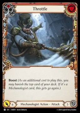 Throttle (Red) (Regular) - Armory Deck: Dash I/O (Common) [AIO-011]