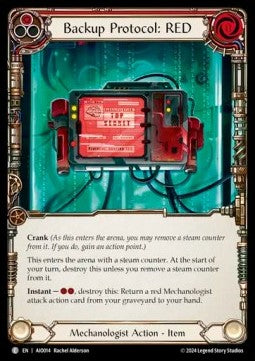 Backup Protocol: RED (Regular) - Armory Deck: Dash I/O (Common) [AIO-014]