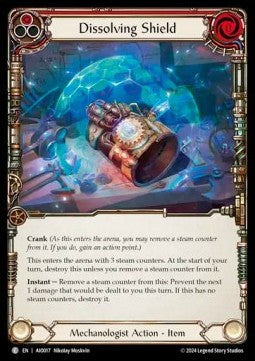Dissolving Shield (Red) (Regular) - Armory Deck: Dash I/O (Common) [AIO-017]