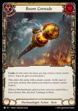 Boom Grenade (Yellow) (Regular) - Armory Deck: Dash I/O (Common) [AIO-020]