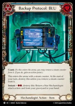 Backup Protocol: BLU (Regular) - Armory Deck: Dash I/O (Common) [AIO-025]