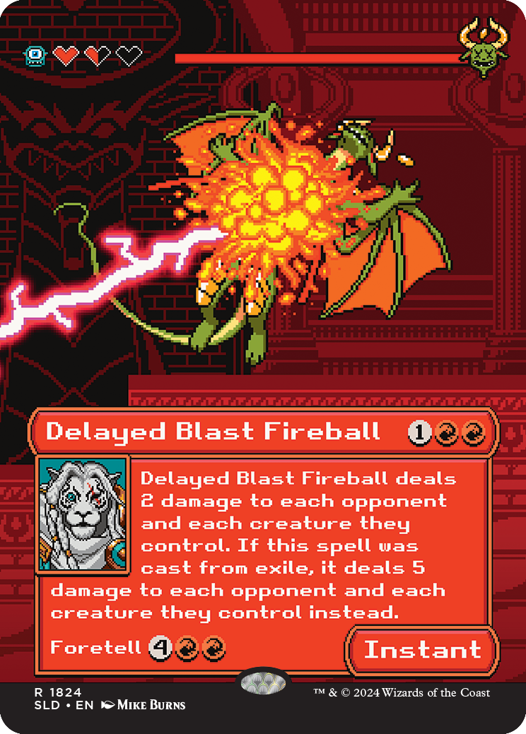 Delayed Blast Fireball - Secret Lair Drop Series: Extra Life (Rare) [SLDXL-1824]