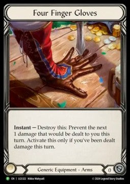 Four Finger Gloves (Rainbow Foil) - LGS Promos (Promo) [LGS-322]