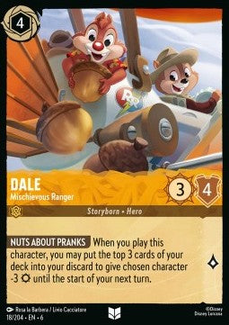 Dale - Mischievous Ranger - Azurite Sea (Uncommon) [6AZS-18]
