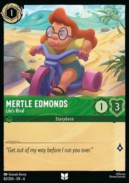 Mertle Edmonds - Lilo's Rival - Azurite Sea (Uncommon) [6AZS-82]