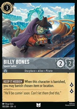 Billy Bones - Space Sailor - Azurite Sea (Uncommon) [6AZS-185]