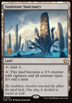 Soulstone Sanctuary - Magic: The Gathering Foundations: Promos (Rare) [PFDN-133]