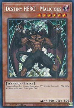 Destiny HERO - Malicious (V.3 - Secret Rare)