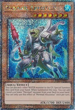 Mermail Abyssteus (V.5 - Quarter Century Secret Rare) - Quarter Century Bonanza (Quarter Century Secret Rare) [RA03-007]