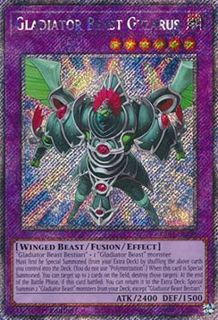 Gladiator Beast Gyzarus (V.1 - Platinum Secret Rare)