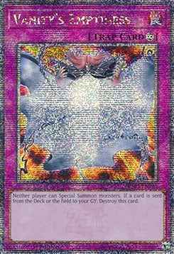 Vanity's Emptiness (V.2 - Quarter Century Secret Rare) - Quarter Century Bonanza (Quarter Century Secret Rare) [RA03-246]