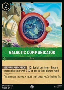 Galactic Communicator - Azurite Sea (Common) [6AZS-99]