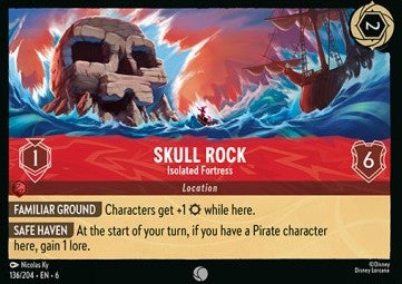 Skull Rock - Isolated Fortress - Azurite Sea (Common) [6AZS-136]