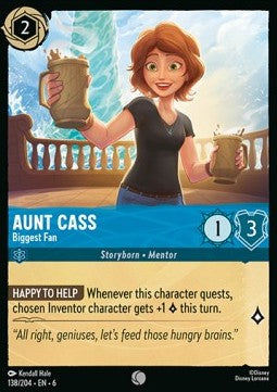 Aunt Cass - Biggest Fan - Azurite Sea (Common) [6AZS-138]
