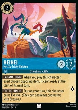 Heihei - Not-So-Tricky Chicken - Azurite Sea (Uncommon) [6AZS-146]