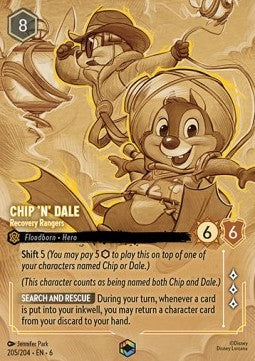 Chip 'n' Dale - Recovery Rangers (V.2) - Azurite Sea (Enchanted) [6AZS-205]