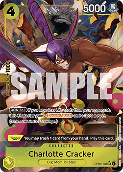 Charlotte Cracker (OP03-108) (V.2) - The Best (Alternate Art) [PRB01-OP03-108]