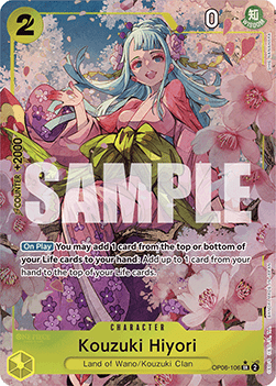 Kouzuki Hiyori (OP06-106) (V.2) - The Best (Alternate Art) [PRB01-OP06-106]