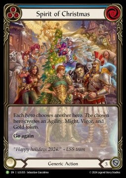 Spirit of Christmas (Extended Art Cold Foil) - LGS Promos (Promo) [LGS-355]