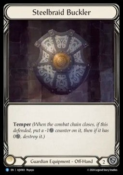 Steelbraid Buckler (Regular) - Armory Deck Origins: Jarl Vetreidi (Rare) [AJV-003]