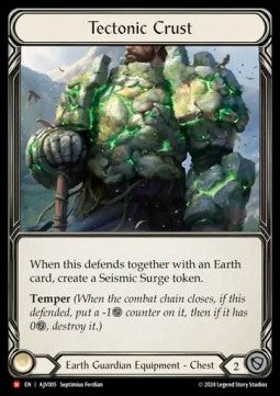 Tectonic Crust (Rainbow Foil) - Armory Deck Origins: Jarl Vetreidi (Majestic) [AJV-005]