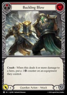 Buckling Blow (Red) (Regular) - Armory Deck Origins: Jarl Vetreidi (Common) [AJV-008]