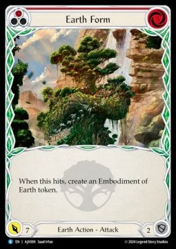 Earth Form (Red) (Regular) - Armory Deck Origins: Jarl Vetreidi (Rare) [AJV-009]
