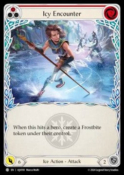 Icy Encounter (Red) (Regular) - Armory Deck Origins: Jarl Vetreidi (Common) [AJV-010]