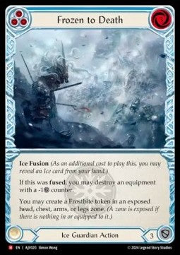 Frozen to Death (Regular) - Armory Deck Origins: Jarl Vetreidi (Majestic) [AJV-020]