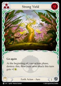 Strong Yield (Blue) (Regular) - Armory Deck Origins: Jarl Vetreidi (Common) [AJV-024]