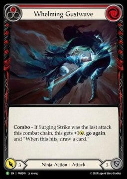 Whelming Gustwave (Red) (Alternate Art Rainbow Foil) - FAB Promos (Promo) [FAB-249]
