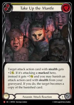 Take Up the Mantle (Rainbow Foil) - The Hunted (Majestic) [HNT-014]