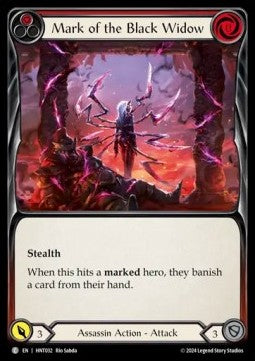 Mark of the Black Widow (Red) (Regular) - The Hunted (Common) [HNT-032]