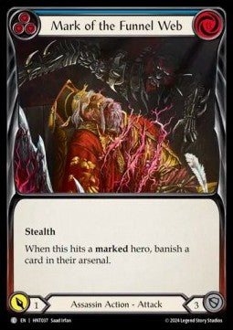 Mark of the Funnel Web (Blue) (Regular) - The Hunted (Common) [HNT-037]