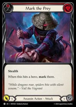 Mark the Prey (Red) (Regular) - The Hunted (Common) [HNT-038]