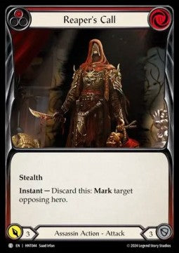 Reaper's Call (Red) (Regular) - The Hunted (Common) [HNT-044]