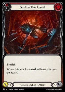 Scuttle the Canal (Red) (Regular) - The Hunted (Common) [HNT-047]